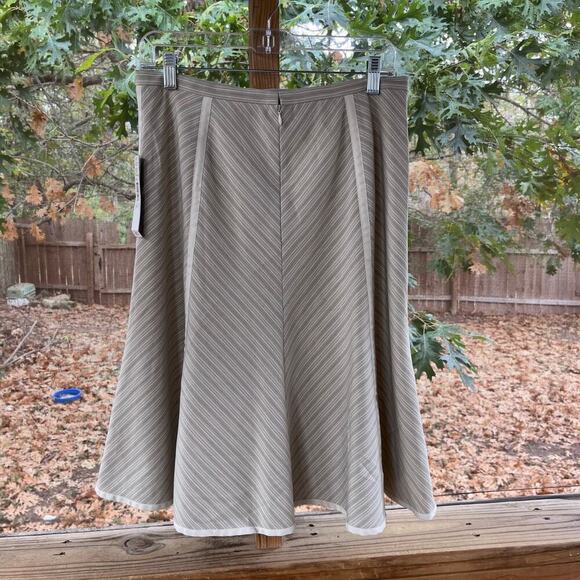 Antonio Melani Rosabel Meadowlands Midi Skirt Color Tawny Size 8. NEW - Picture 2 of 9